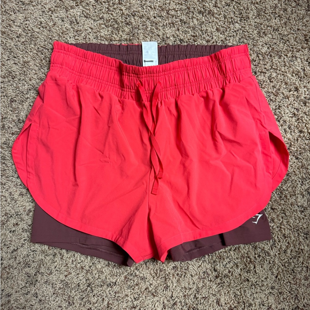 Gymshark running 2 in 1 shorts Large